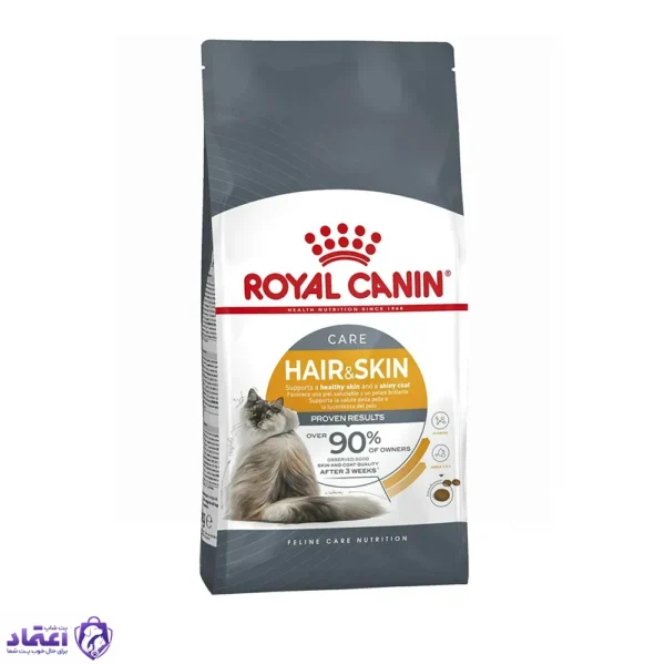 غذای تر گربه رویال کنین مدل هیر اند اسکین
