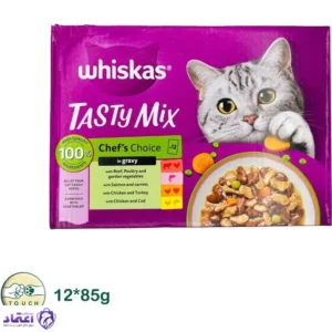 پوچ گربه ویسکاس مدل تستی میکس (مولتی پک)