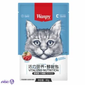 پوچ گربه ونپی آسیایی مدل تون و مرغ و برنج