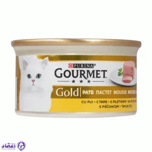 کنسرو گربه گورمت پته طعم مرغ