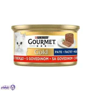 کنسرو گربه گورمت پته طعم گوشت