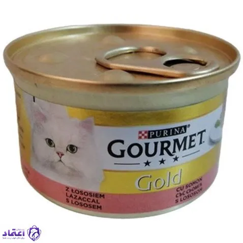 کنسرو گربه گورمت کیکی طعم سالمون